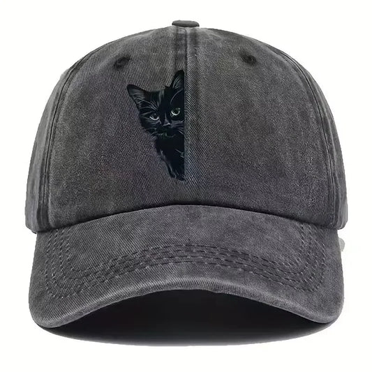 Animal Kitten Print Golf Cap Baseball Cap