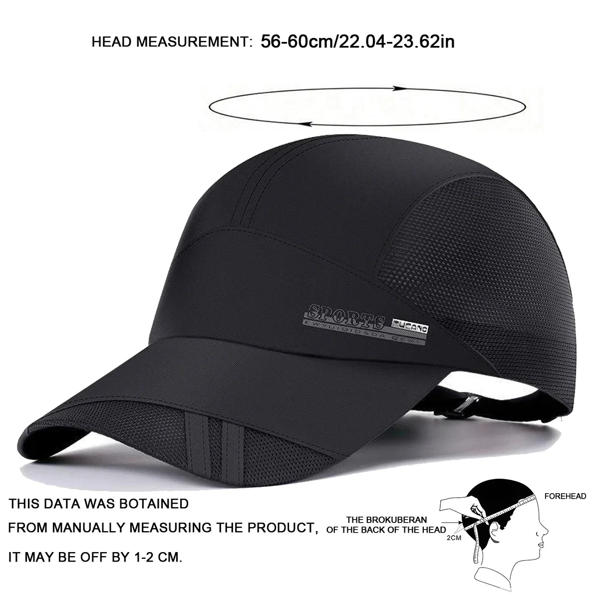 Unisex Letter Labeling Breathable Baseball Caps