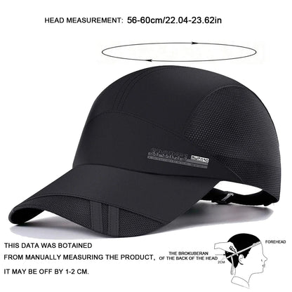 Unisex Letter Labeling Breathable Baseball Caps