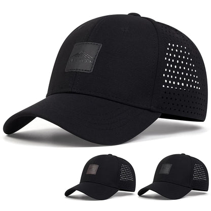 Unisex NEW YORK Label Laser Hollowed Out Baseball Cap