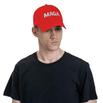 Printed MAGA Make American Great Again Baseball Cap