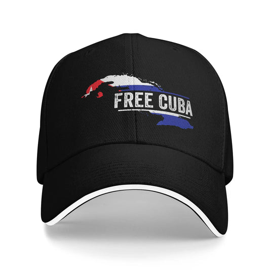 Spring Free Cuba Cuban Flag Free Cuba Viva Cuba Libre Baseball Cap