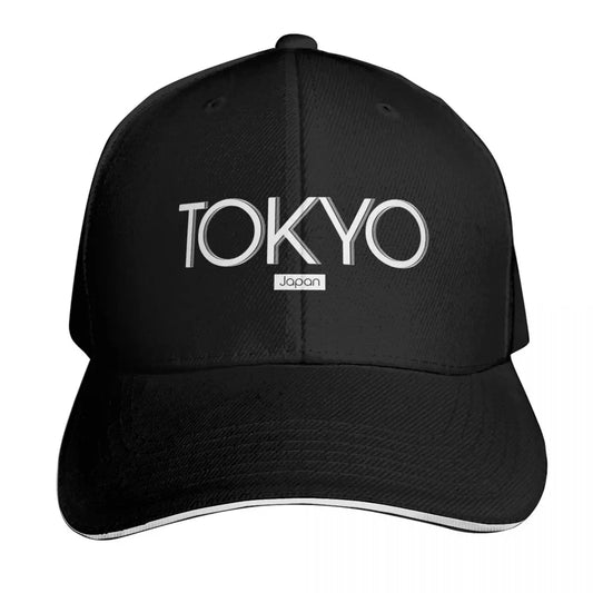 Japan Tokyo City Letter Logo Cap Fashion Casual Baseball Caps