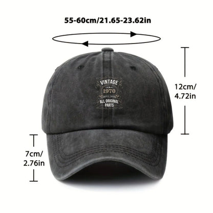 1970 Vintage Limited Edition Unisex Baseball Cap For Men & Women