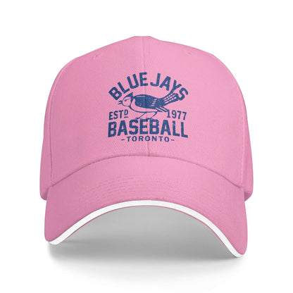 Vintage Blue-Jays-Bird Adjustable Hat Summer Golf Baseball Caps