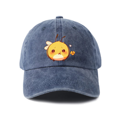 Orange Bird Vintage Washed Baseball Cap