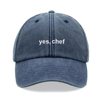 "yes, Chef" Printing Baseball Cap