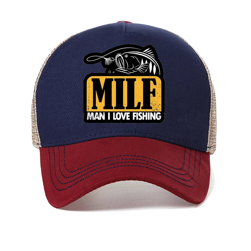 MILF Man I Love Fishing Baseball Cap