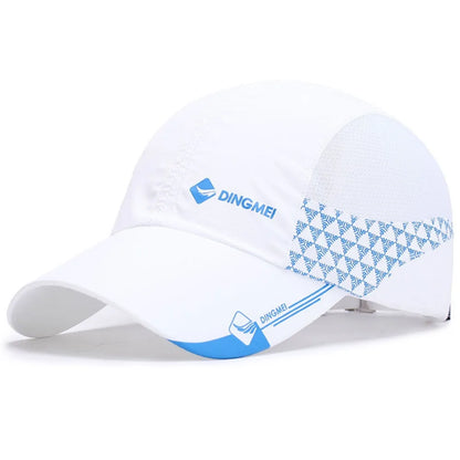 Fashion Quick Drying Sports Baseball Hat Letter Sunscreen Peaked Cap Ultra Thin Mesh Baseball Cap