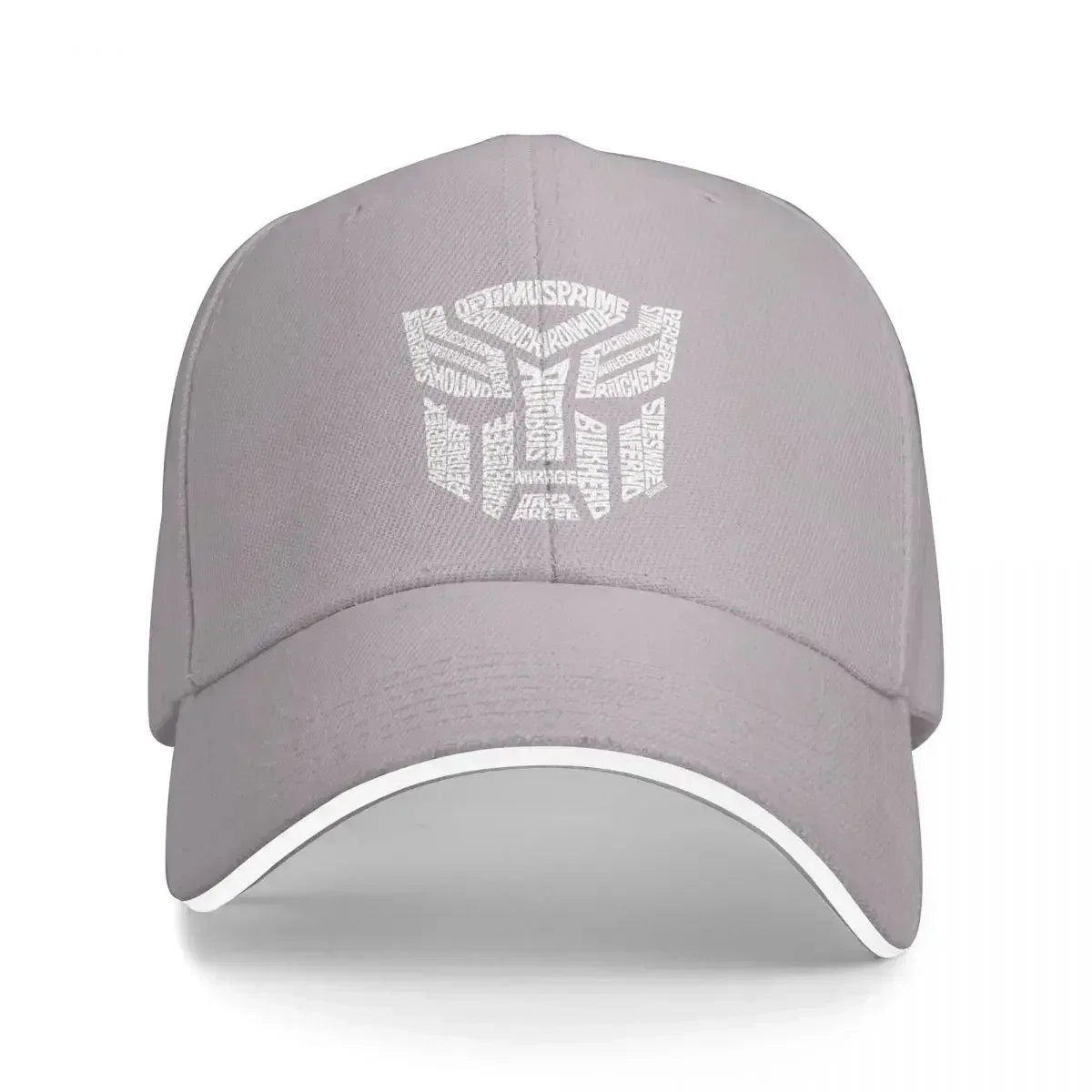 White Transformer Autobots Film Washed Men's Baseball Cap