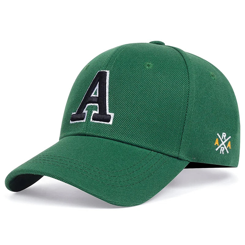 A Letter Side AR Embroidered Baseball Hat