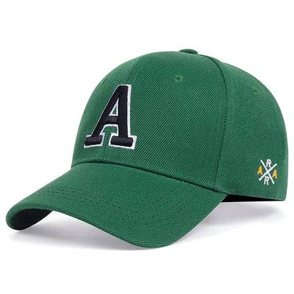 A Letter Side AR Embroidered Baseball Hat