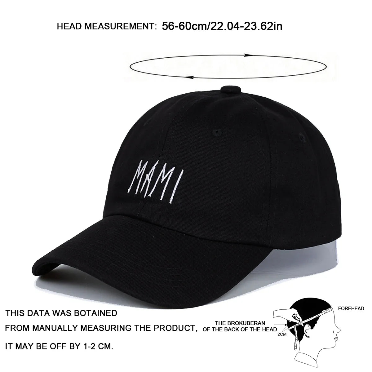 Unisex DADDY MAMI Letter Embroidery Baseball Caps