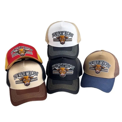 American Retro Baseball Cap Mesh Breathable UPF50+