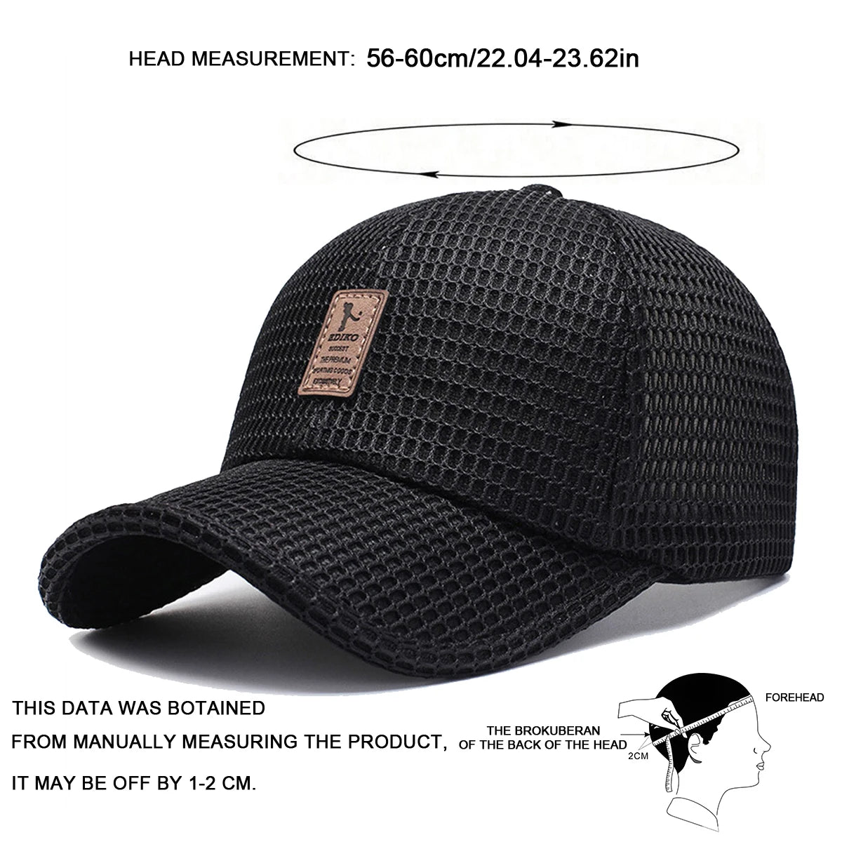 Unisex Mesh Breathable Baseball Caps Spring And Summer