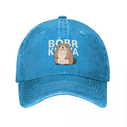 Classic Cute Poland Beaver Bober Meme Baseball Cap For Men Women Cotton Polish Bobr Kurwa Trucker Hat