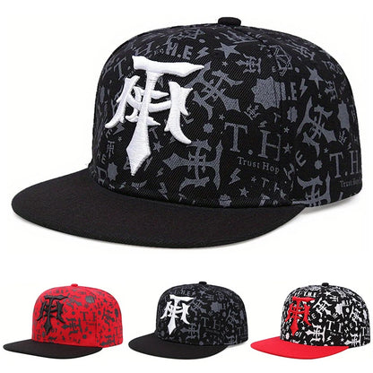 Creative Snapback Hat T Embroidery Graffiti HipHop Hat