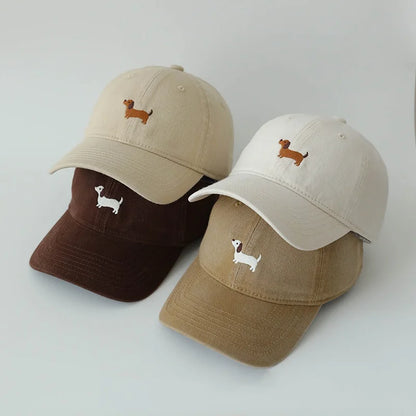 Dachshund Embroidery Baseball Hat For Men Women