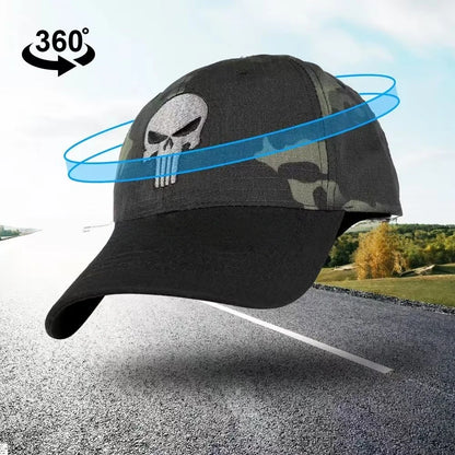 Skull Tactical Military Airsoft Cap Baseball Caps