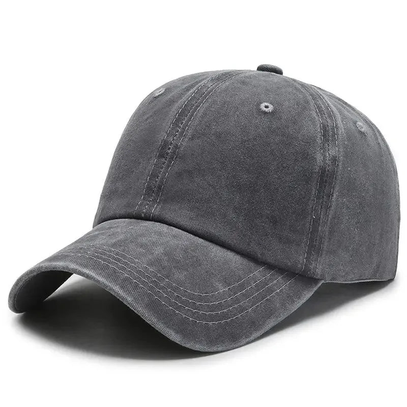 Solid Color Drawstring Baseball Cap