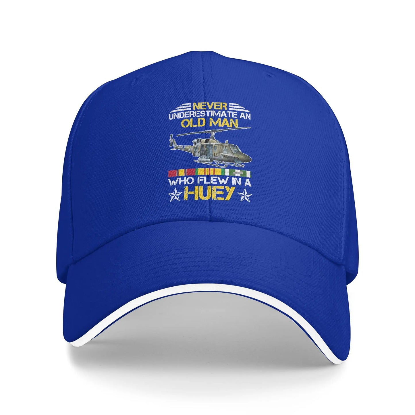 Vietnam Veteran Vet Uh1 Huey Helicopter Baseball Cap