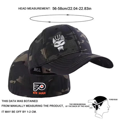 Fashion Men Hip Hop Hat Back Sealed Cotton Baseball Cap