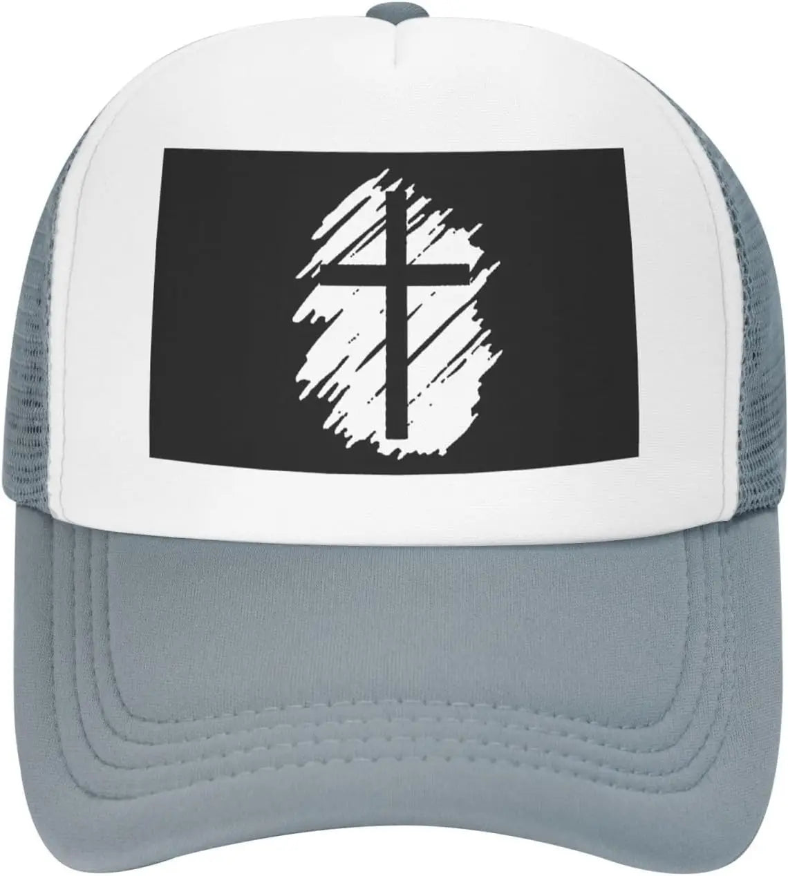 Distressed Cross Graphic Baseball Hat