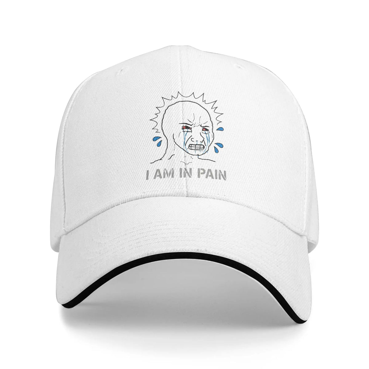 Gem Alarm! Soyjak Wojak Meme Sandwich Hats Baseball Cap