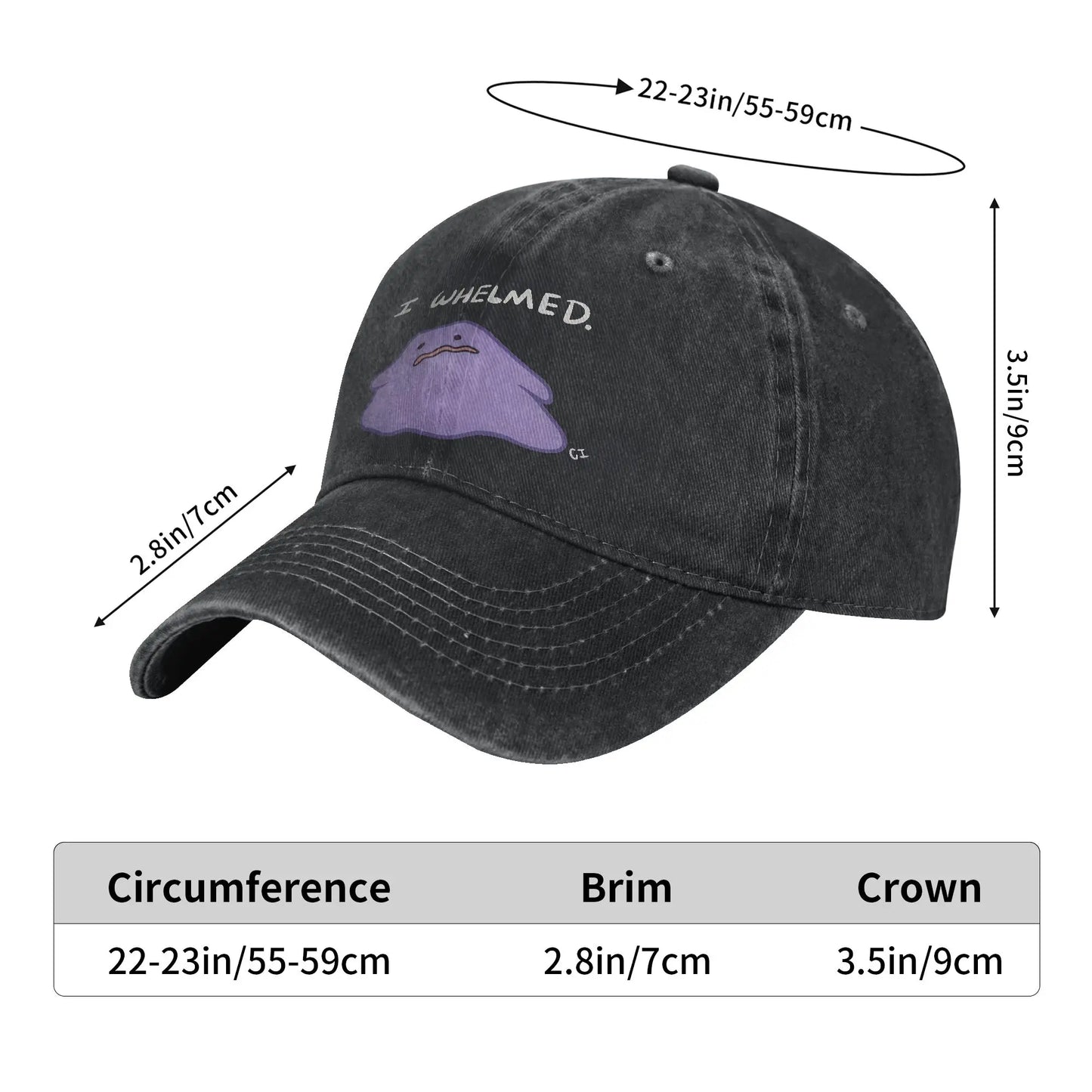 Baseball Cap Ditto Summer Cool Trucker Hat I WHELMED