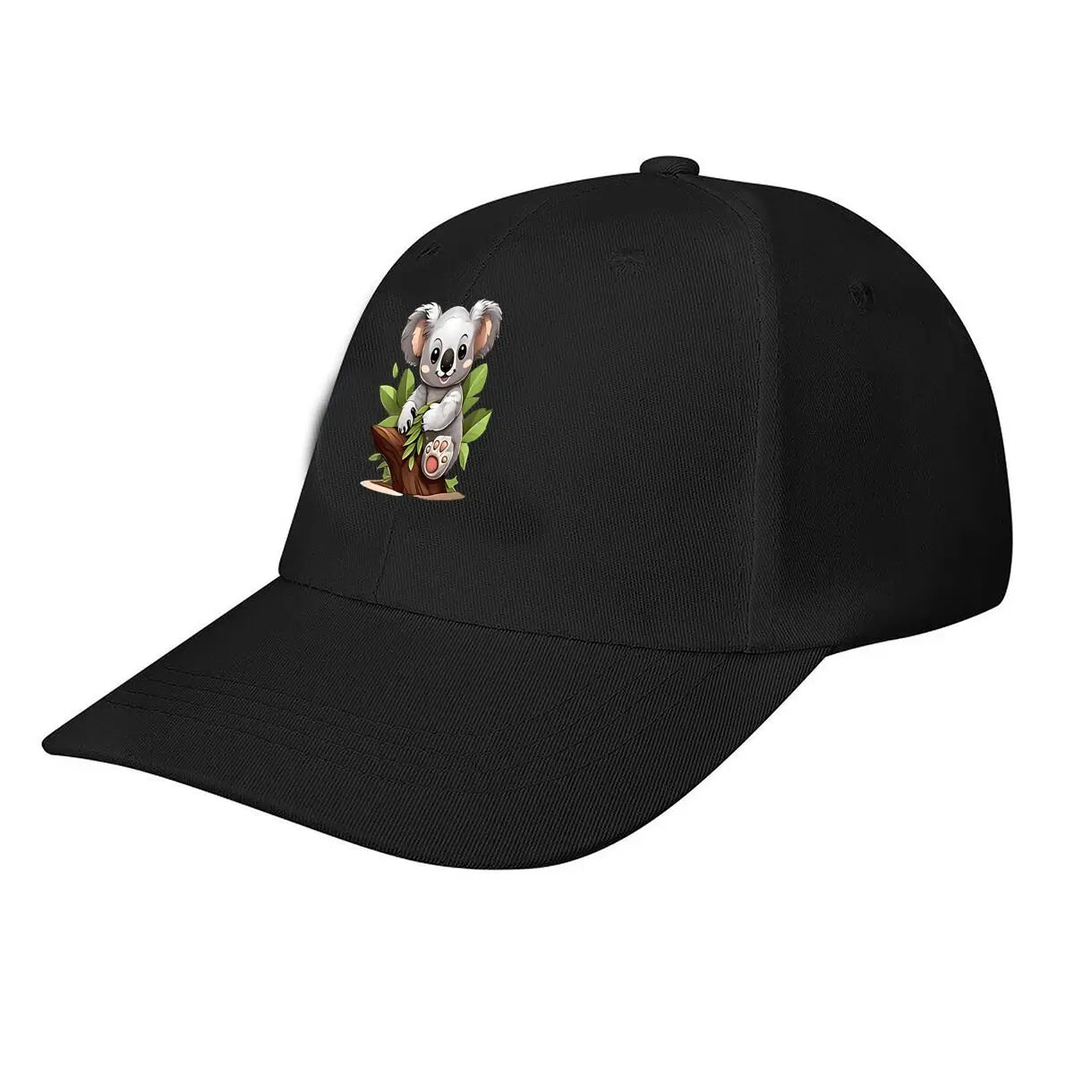 Cute Cartoon Koala Plush Toy Kids Room Decor Baseball Cap