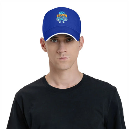 Steal A Brainrot Six Seven 67 Italian Brainrot Gaming Baseball Caps