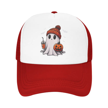 Halloween Cute Ghost Pumpkin Baseball Cap