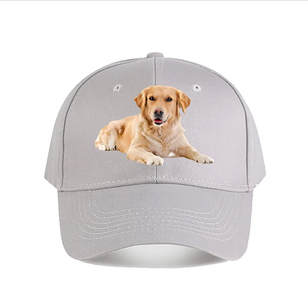 Golden Retriever Print Baseball Cap