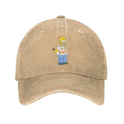 The S-simpson Number 1 Dad Father's Day Sun Baseball Cap