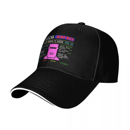 Baseball Caps Count Binface Funny Code Casquette