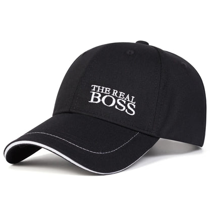 High-Quality, Unise-Friendly, Genuine Boss Letter Embroidered Baseball Cap