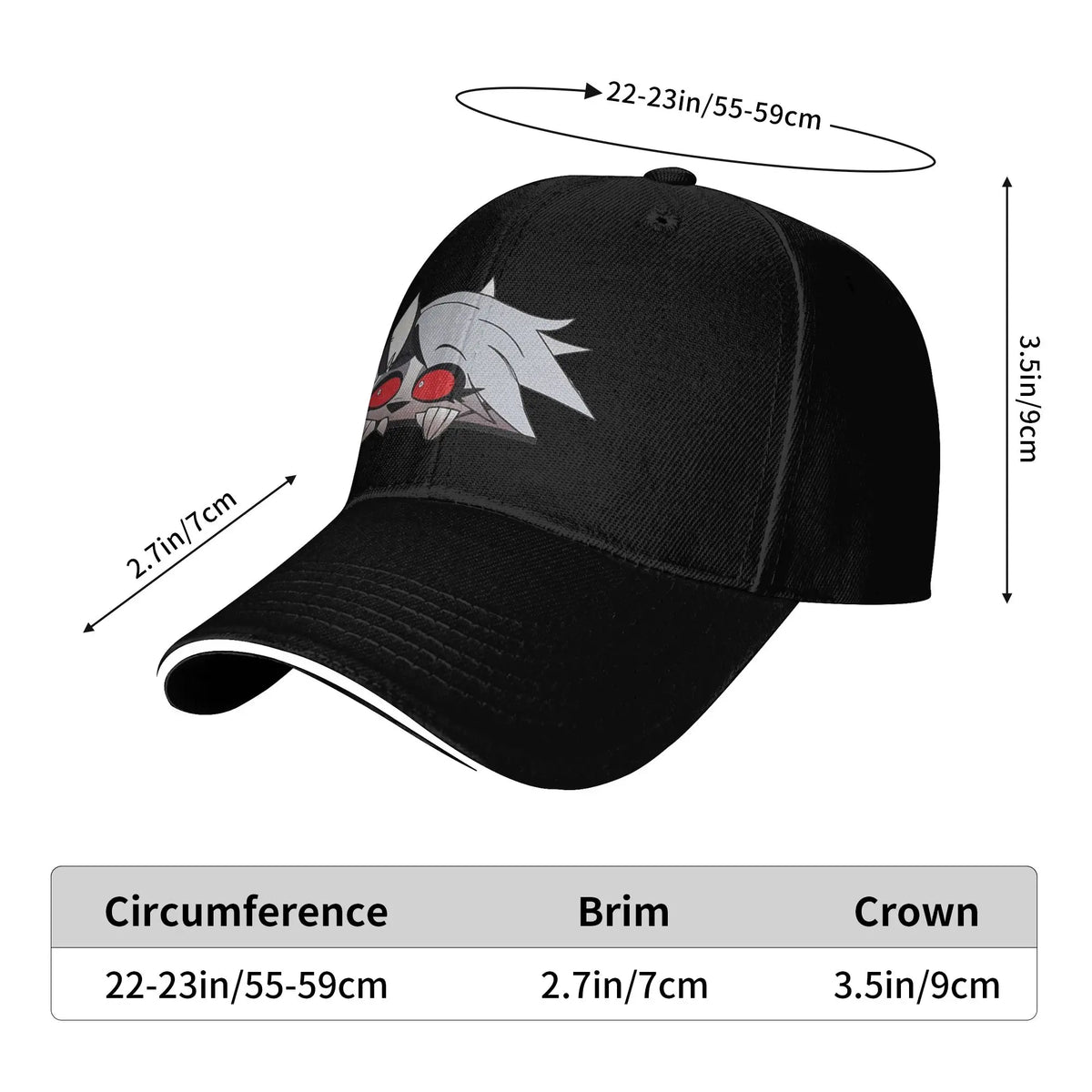 Helluva Boss Loona Baseball Caps
