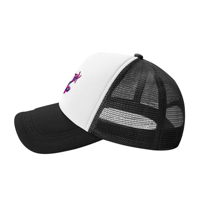 Psychedelic Alien Skeleton Breathable Mesh Baseball Cap