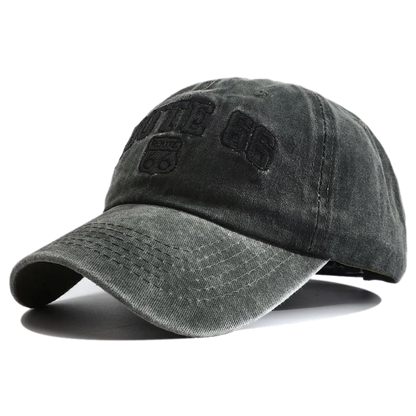 Route 66 Embroidered Baseball Cap