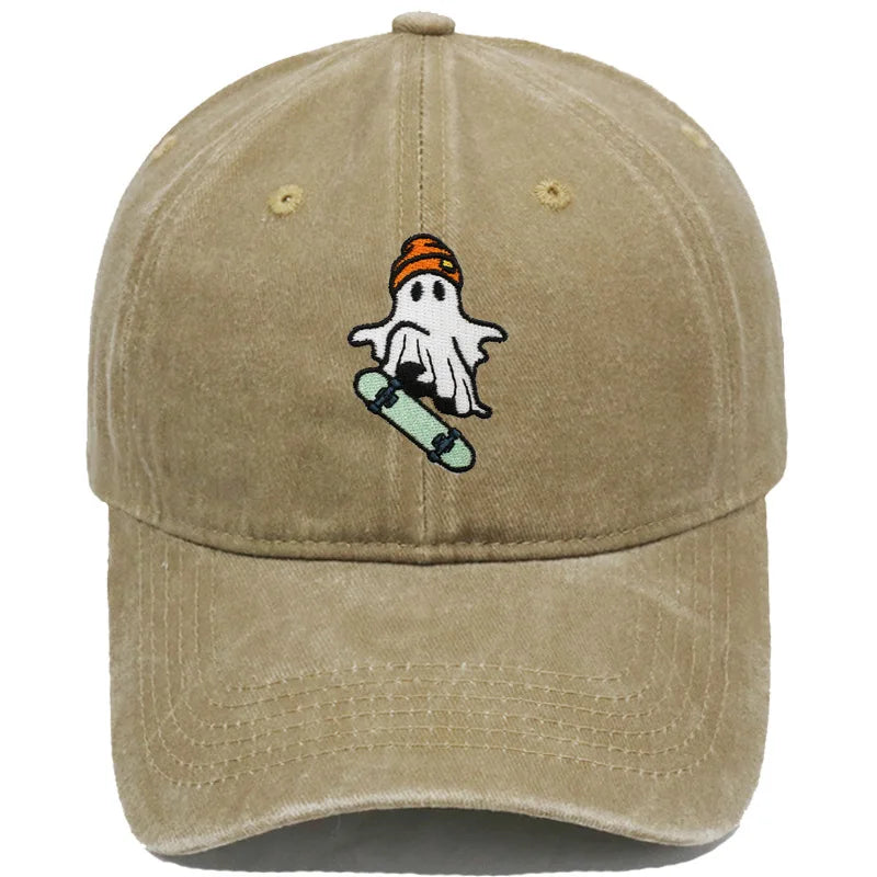 Baseball Cap Skateboard Ghost