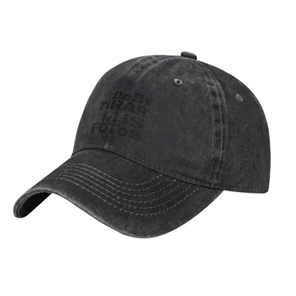 Vintage DTMF With Bear Cartoon Debi Tirar Mas Fotos Baseball Cap For Men Women