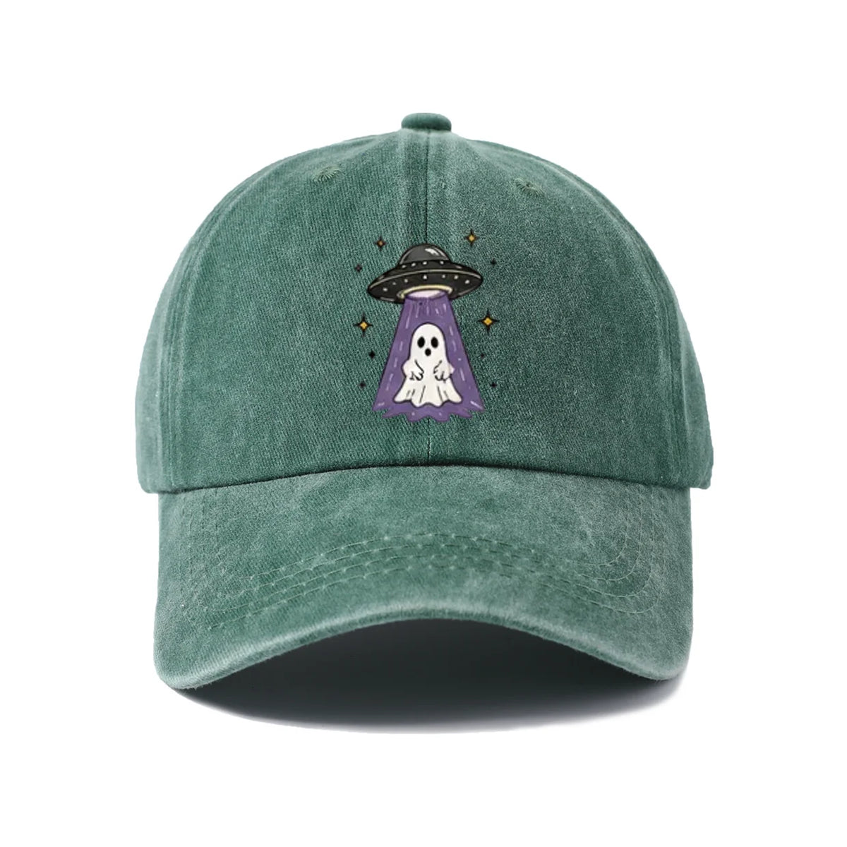 Ghost in Magic Jar Graphic Baseball Cap