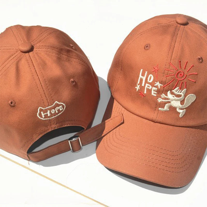 New Kpop Korean Boys Hope Brown Baseball Hat