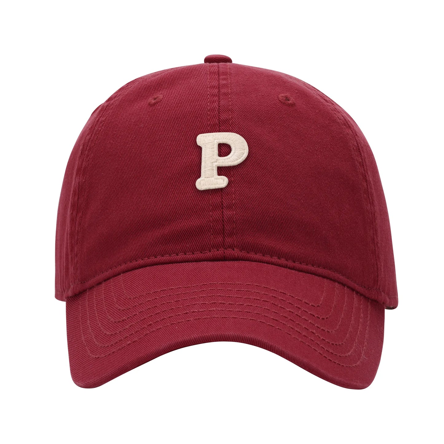 Letter P Duckbill Cap Casual Fashion Versatile Street Baseball Cap