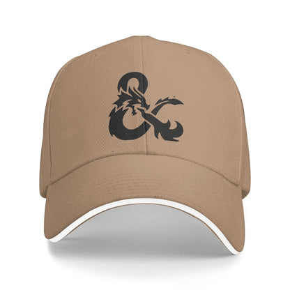 D-Dungeon Dragon DnD Master Casual Baseball Cap