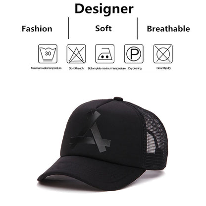 Unisex A- Letter Printing Baseball Caps Hip Hop Cap