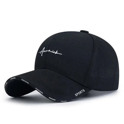Hat Women's Korean Version Letter Embroidery Cap Baseball Cap