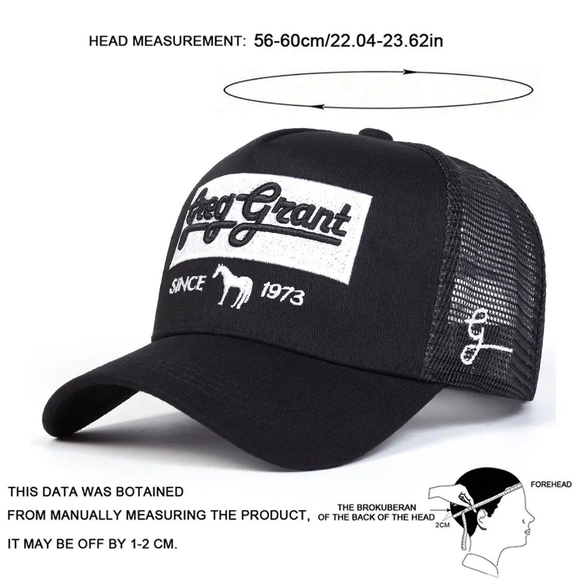 Unisex SINCE 1973 Letter Embroidery Baseball Caps