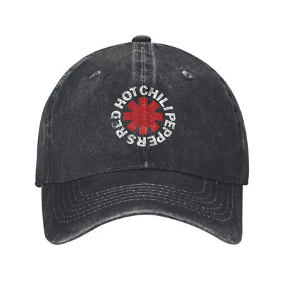 Red Hot Chili Peppers Print Baseball Caps