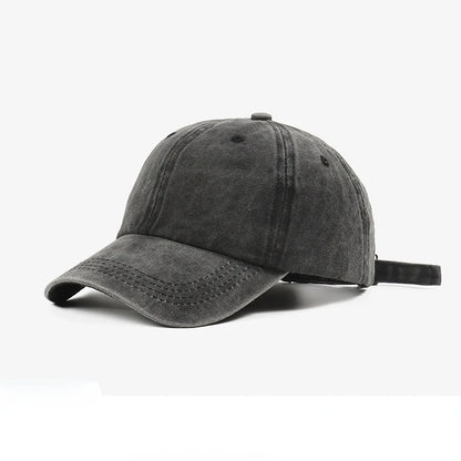 Solid Washed Denim Baseball Cap Vintage Unisex Cotton Sport Hat Women Men